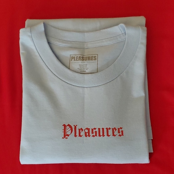 Pleasures Now Mona Lisa Burn Light Blue XL - Picture 3 of 3